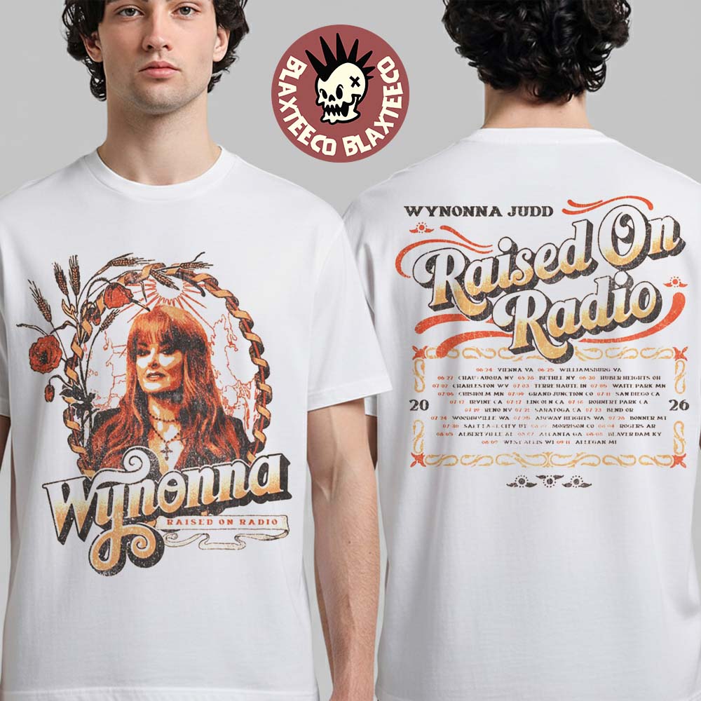 Wynonna Judd Raised On Radio Tour 2026 Merch Portrait T-Shirt Unisex T-shirt, Sweatshirt, Hoodie, Long Sleeve Tee - T-Shirt, Sweatshirt, Hoodie