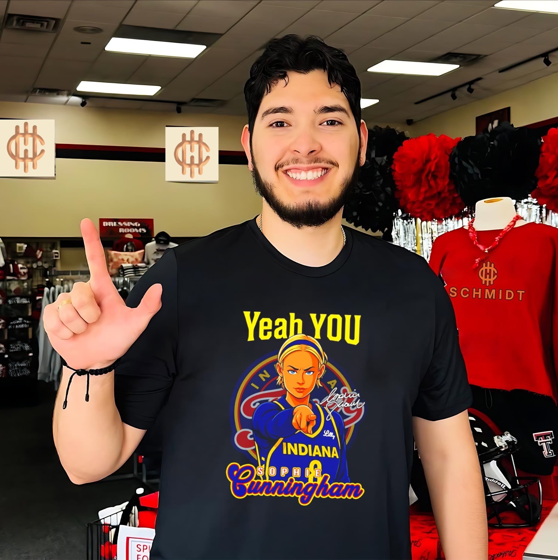 Yeah You Sophie Cunningham Indiana Fever shirt Unisex T-shirt, Sweatshirt, Hoodie, Long Sleeve Tee - T-Shirt, Sweatshirt, Hoodie