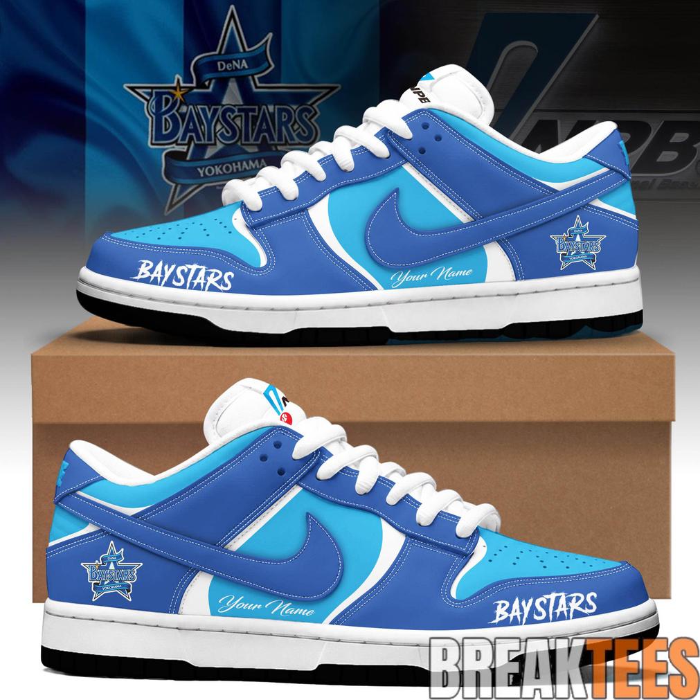 Yokohama DeNA BayStars Custom Dunk Low Sneakers Unisex T-shirt, Sweatshirt, Hoodie, Long Sleeve Tee - T-Shirt, Sweatshirt, Hoodie