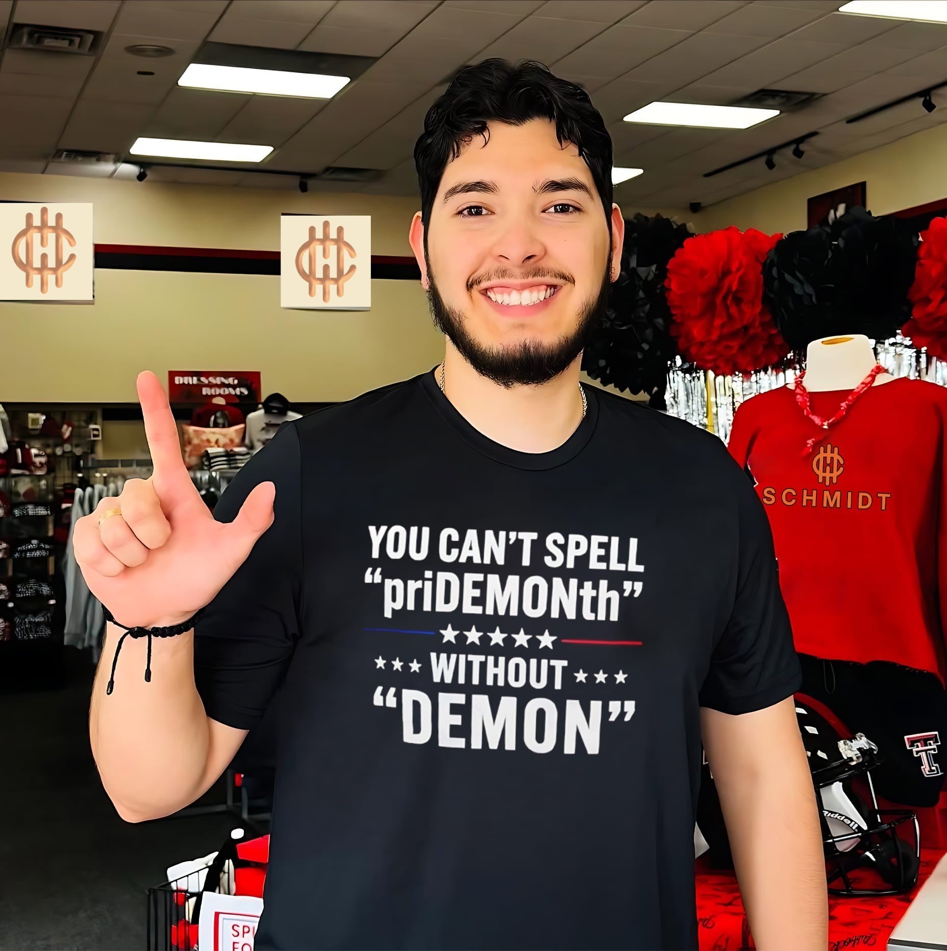 You Cannot Spell Pride Month Without Demon shirt Unisex T-shirt, Sweatshirt, Hoodie, Long Sleeve Tee - T-Shirt, Sweatshirt, Hoodie