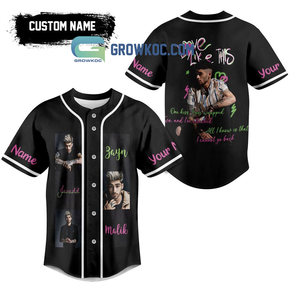 Zain Javadd Malik Love Like This Personalized Baseball Jersey Unisex T-shirt, Sweatshirt, Hoodie, Long Sleeve Tee - T-Shirt, Sweatshirt, Hoodie