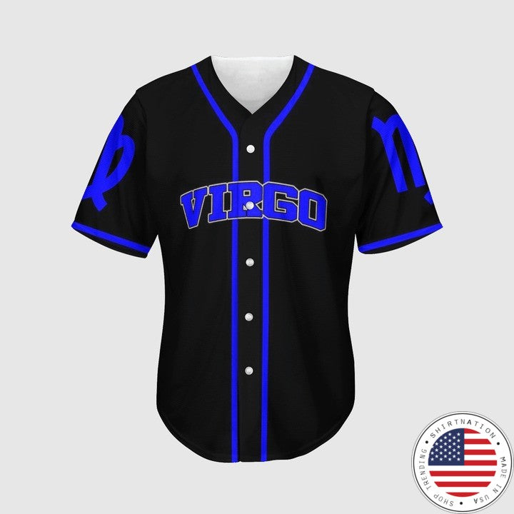 Zodiac Virgo Baseball Jersey Unisex T-shirt, Sweatshirt, Hoodie, Long Sleeve Tee - T-Shirt, Sweatshirt, Hoodie
