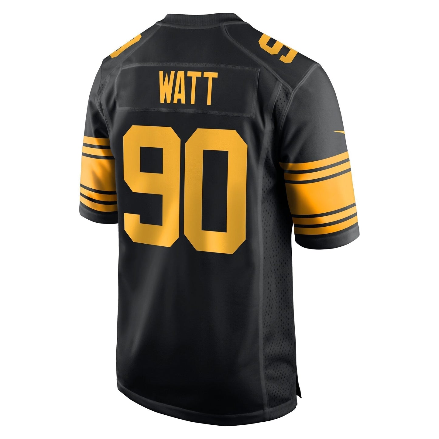 T.J. Watt Pittsburgh Steelers Alternate Game Jersey - Black football jersey product view 3