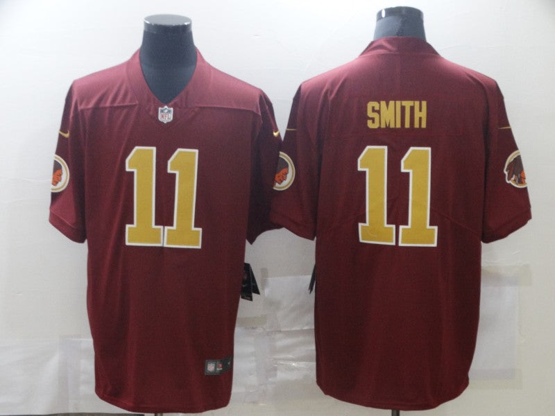 Men's Washington Commanders Alex Smith #11 Red Game Player Jersey1 football jersey product view 1