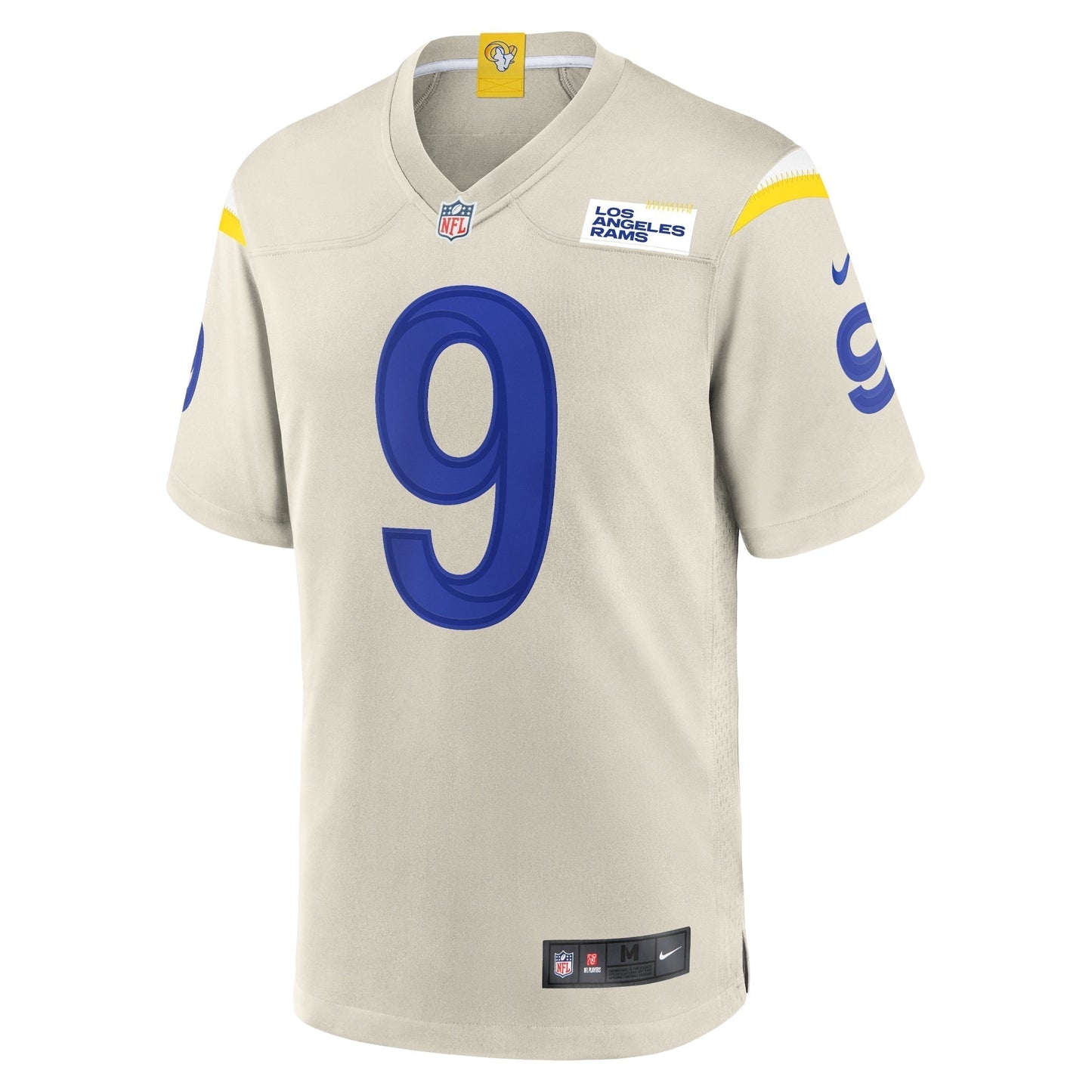 Matthew Stafford Los Angeles Rams Game Jersey - Bone football jersey product view 2