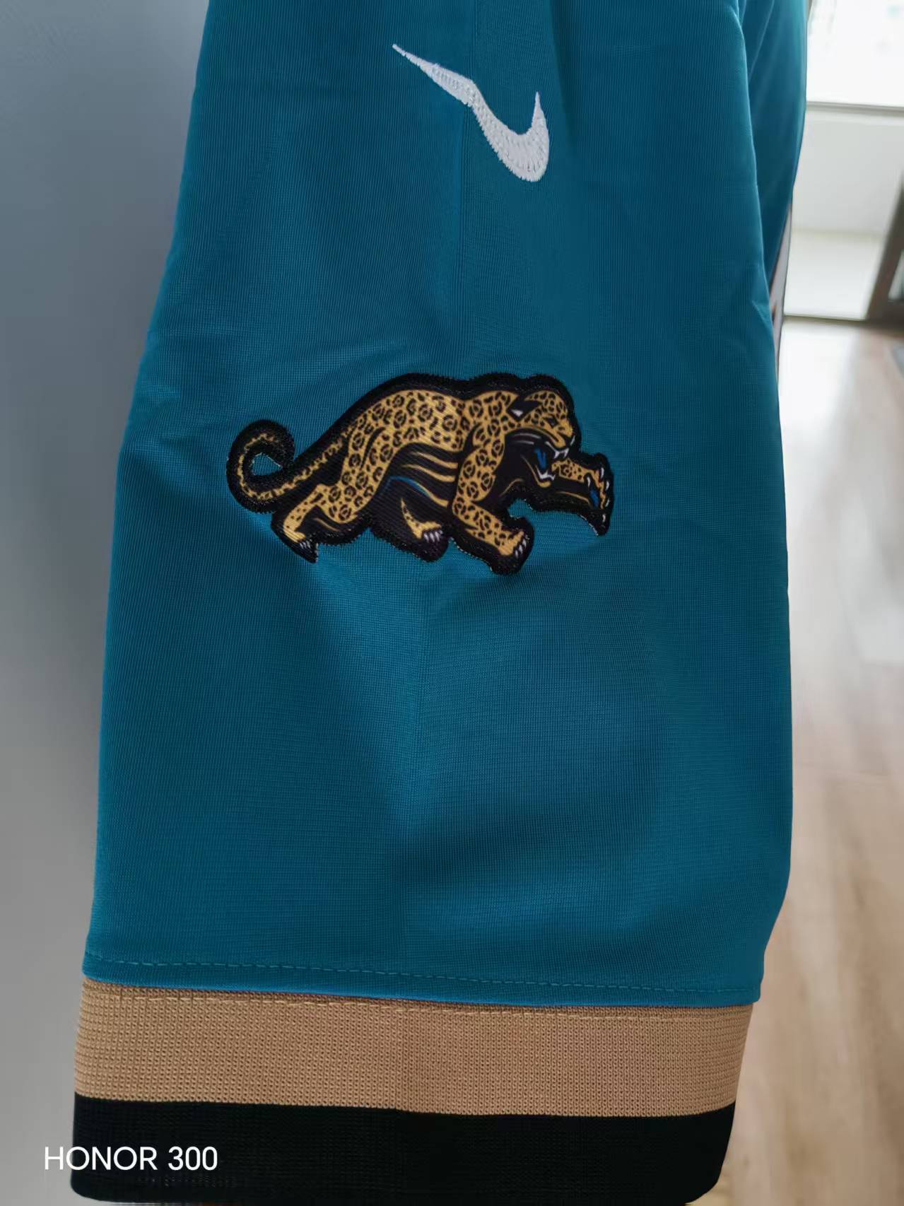 Men's Jacksonville Jaguars Travis Hunter Jersey-Blue football jersey product view 2