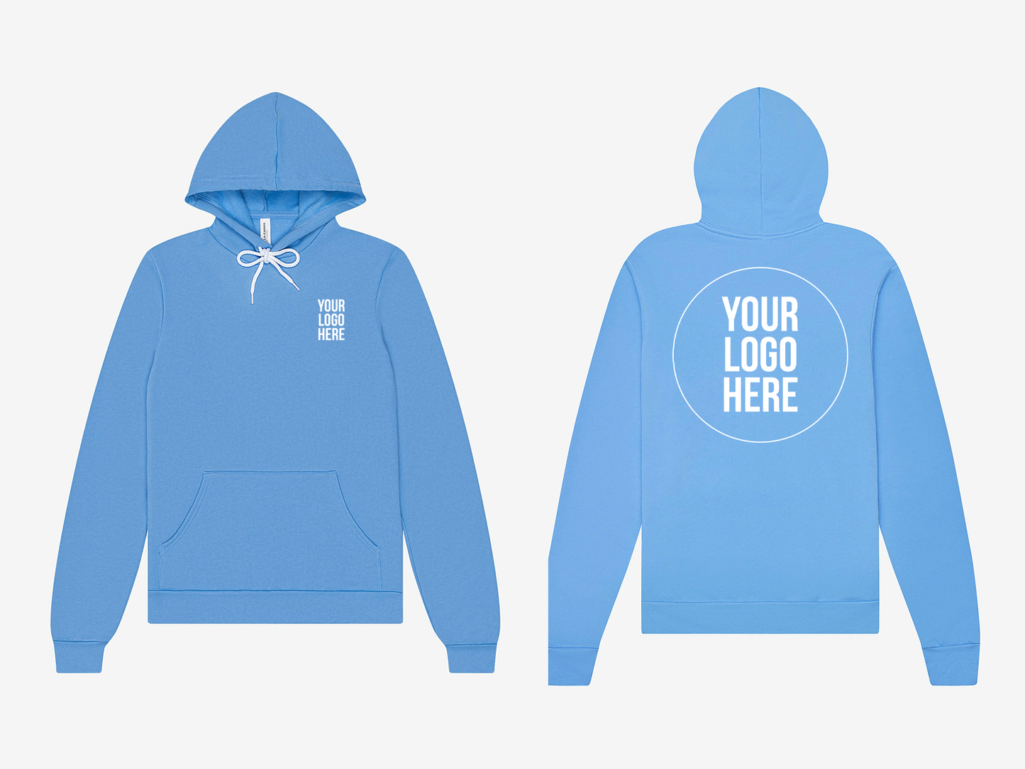 Custom Logo Bella+Canvas 3719 Unisex Hoodie - 63 Colors Unisex T-shirt, Sweatshirt, Hoodie, Long Sleeve Tee - T-Shirt, Sweatshirt, Hoodie