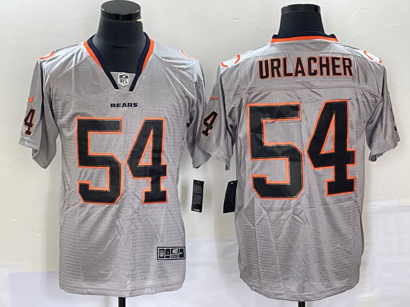 Men's Chicago Bears Brian Urlacher #54 Gray Game Jersey1 football jersey product view 1