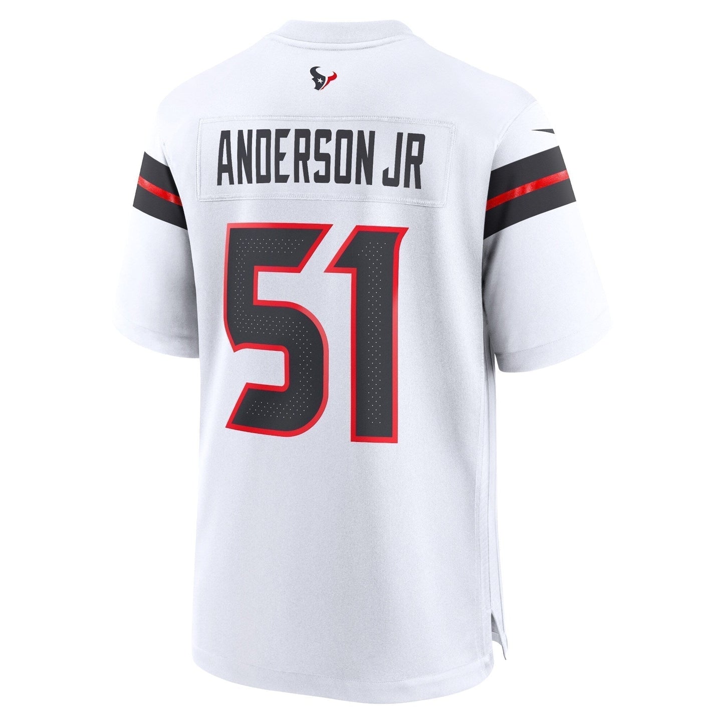 Will Anderson Jr. Houston Texans Game Jersey - White football jersey product view 3