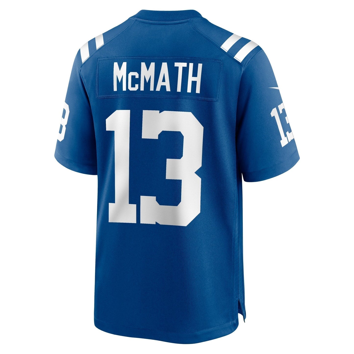 Racey McMath Indianapolis Colts Team Game Jersey - Royal football jersey product view 3