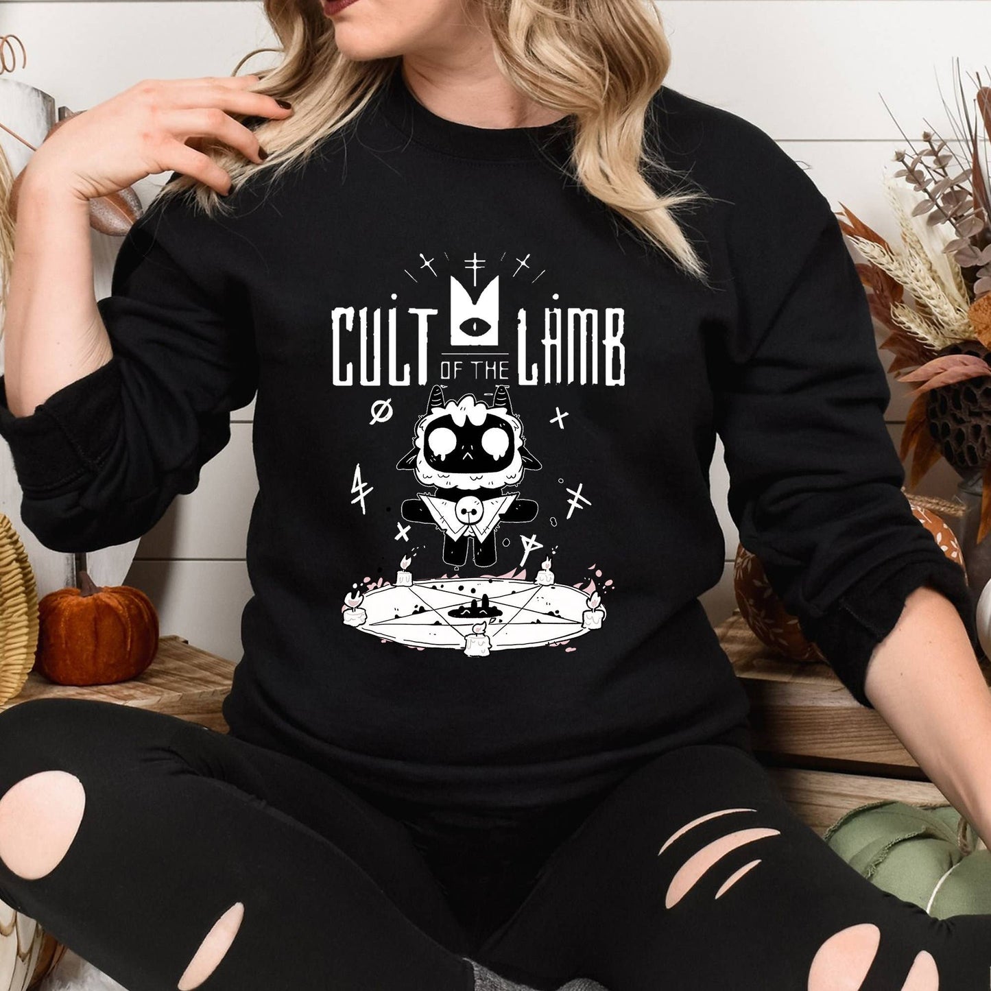 Cult of the Lamb - Gaming Chic Tees Unisex T-shirt, Sweatshirt, Hoodie, Long Sleeve Tee - T-Shirt, Sweatshirt, Hoodie