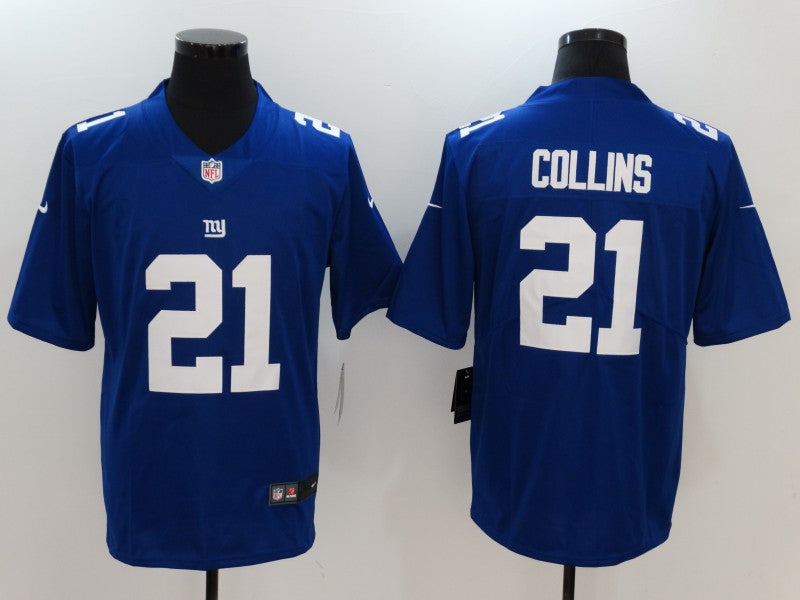 Men's New York Giants Landon Collins Blue Game Jersey football jersey product view 1