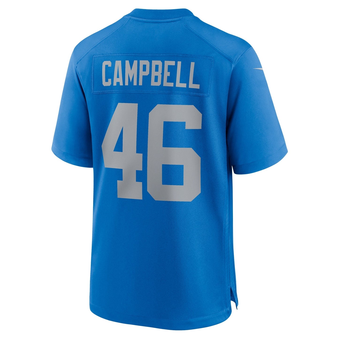 Jack Campbell Detroit Lions Alternate Game Jersey - Blue football jersey product view 3