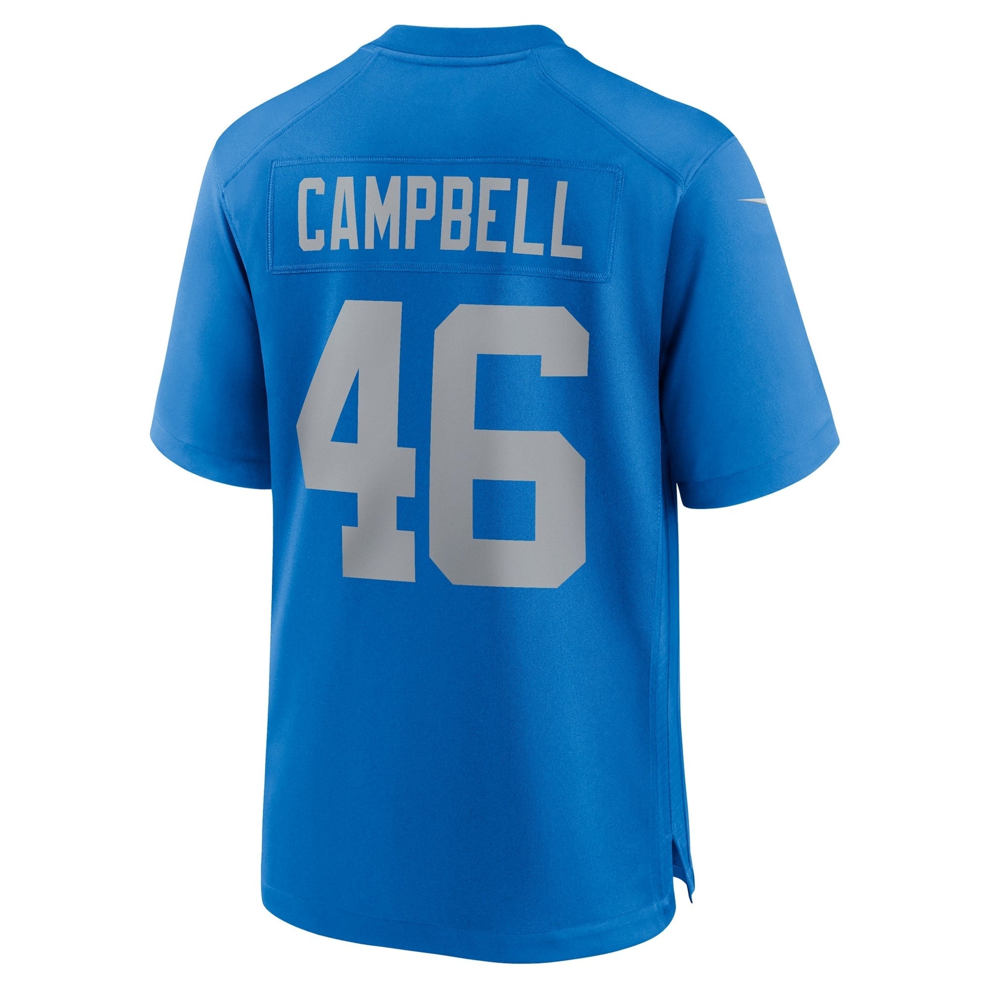 Jack Campbell Detroit Lions Alternate Game Jersey - Blue football jersey product view 3