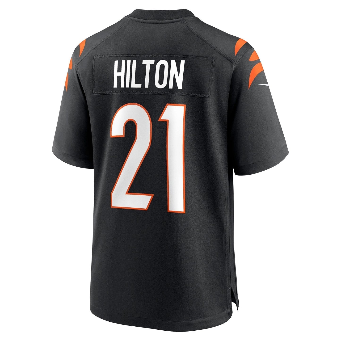 Mike Hilton Cincinnati Bengals Game Jersey - Black football jersey product view 3
