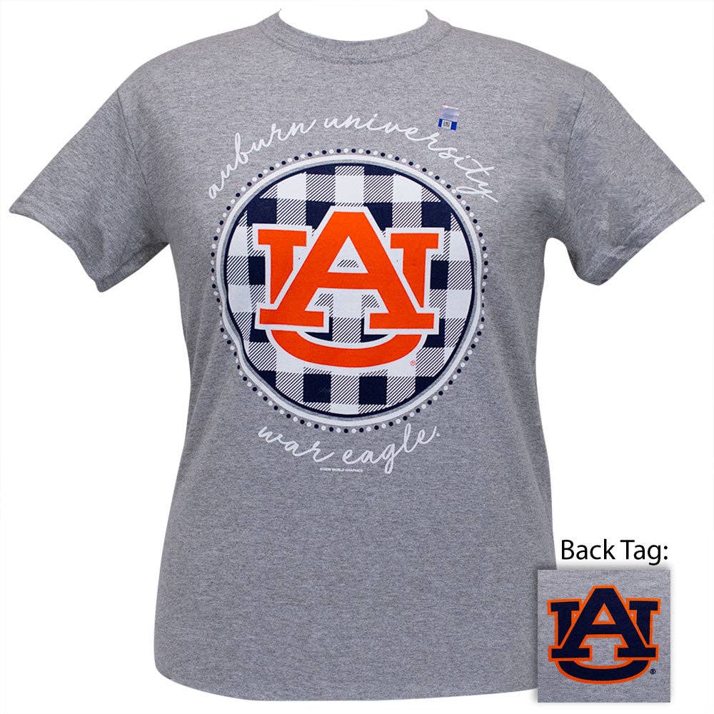 Auburn Buffalo Plaid Sport Grey-SS-64 Unisex T-shirt, Sweatshirt, Hoodie, Long Sleeve Tee - T-Shirt, Sweatshirt, Hoodie