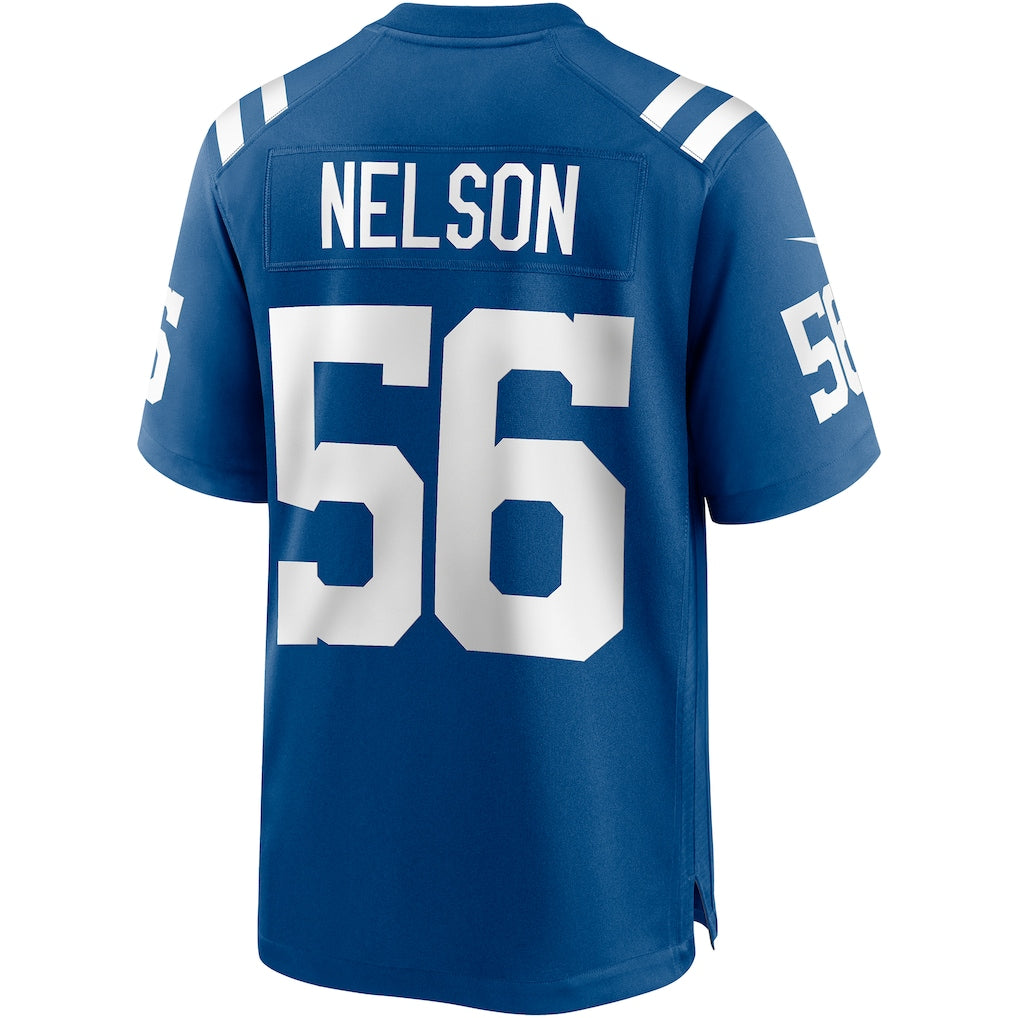 IN.Colts #56 Quenton Nelson Royal Game Player Jersey football jersey product view 1