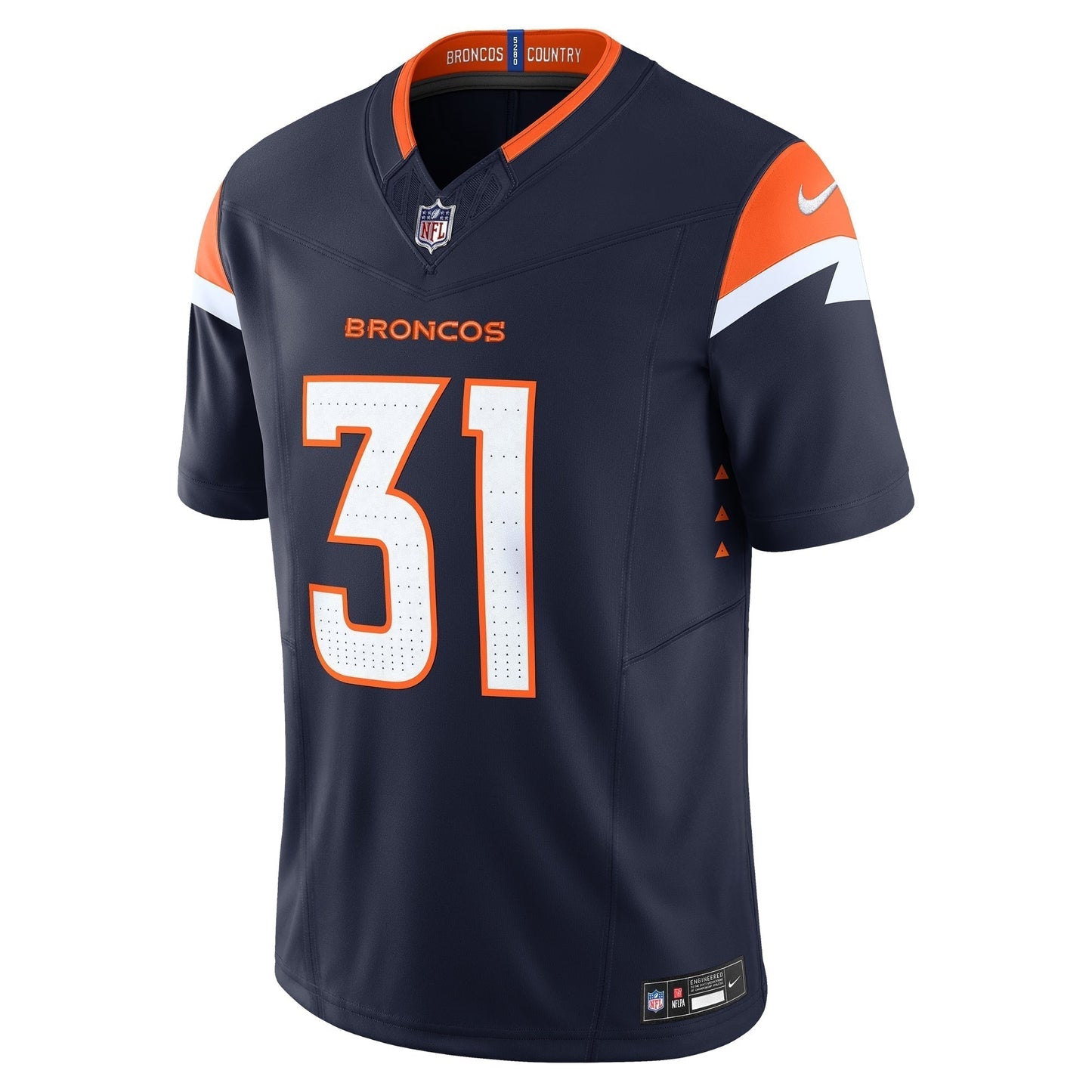Justin Simmons Denver Broncos Vapor F.U.S.E. Limited Jersey - Navy football jersey product view 2