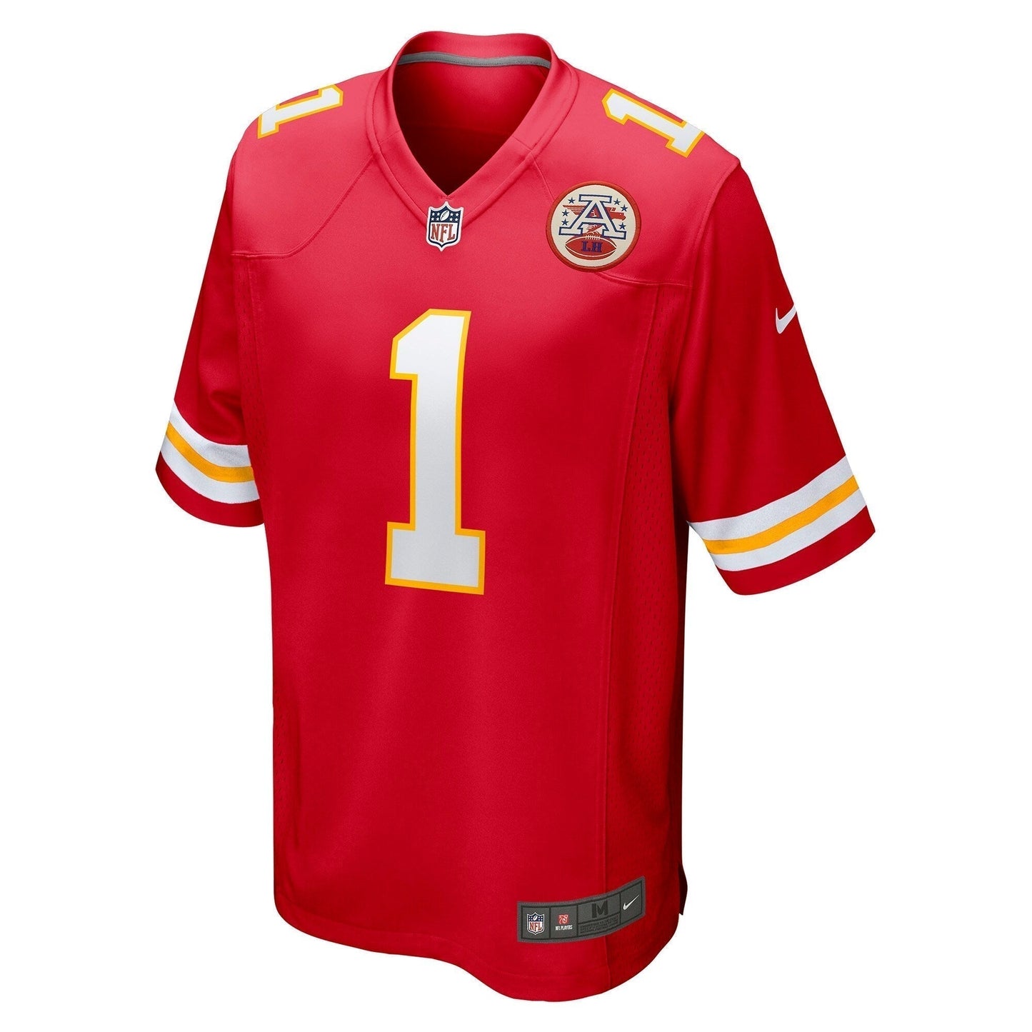 Jerick McKinnon Kansas City Chiefs Game Jersey - Red football jersey product view 2