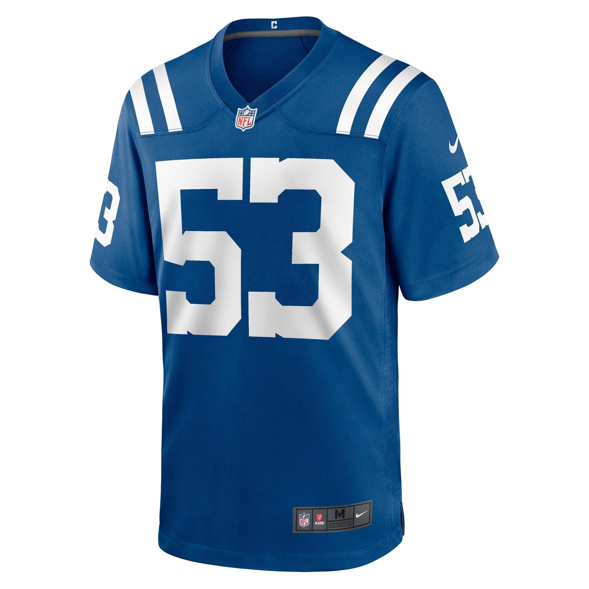 Isaiah Land Indianapolis Colts Team Game Jersey - Royal football jersey product view 2