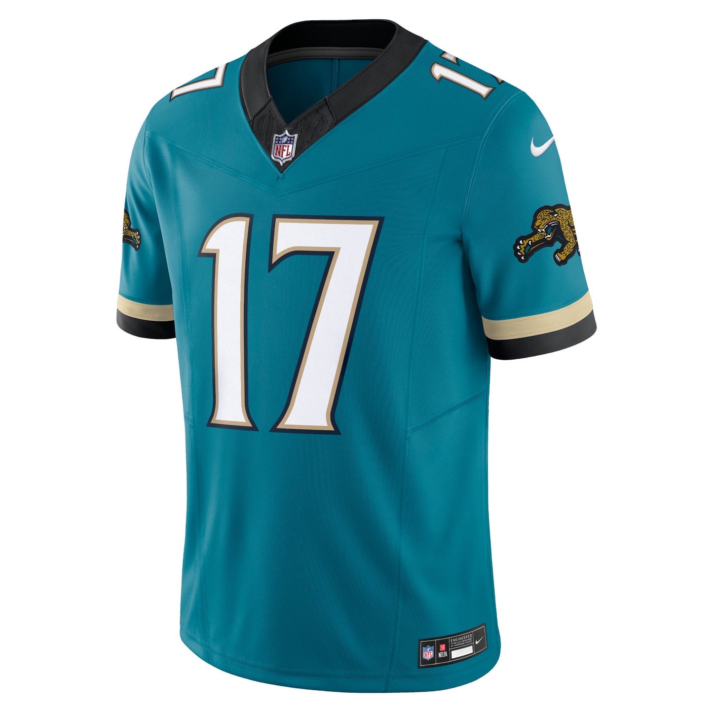 Evan Engram Jacksonville Jaguars Prowler Throwback Vapor F.U.S.E. Limited Jersey - Teal football jersey product view 2