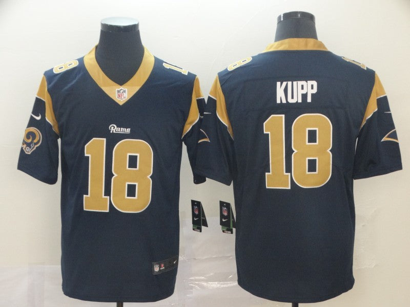 Men's Los Angeles Rams Cooper Kupp Navy Game Jersey football jersey product view 1