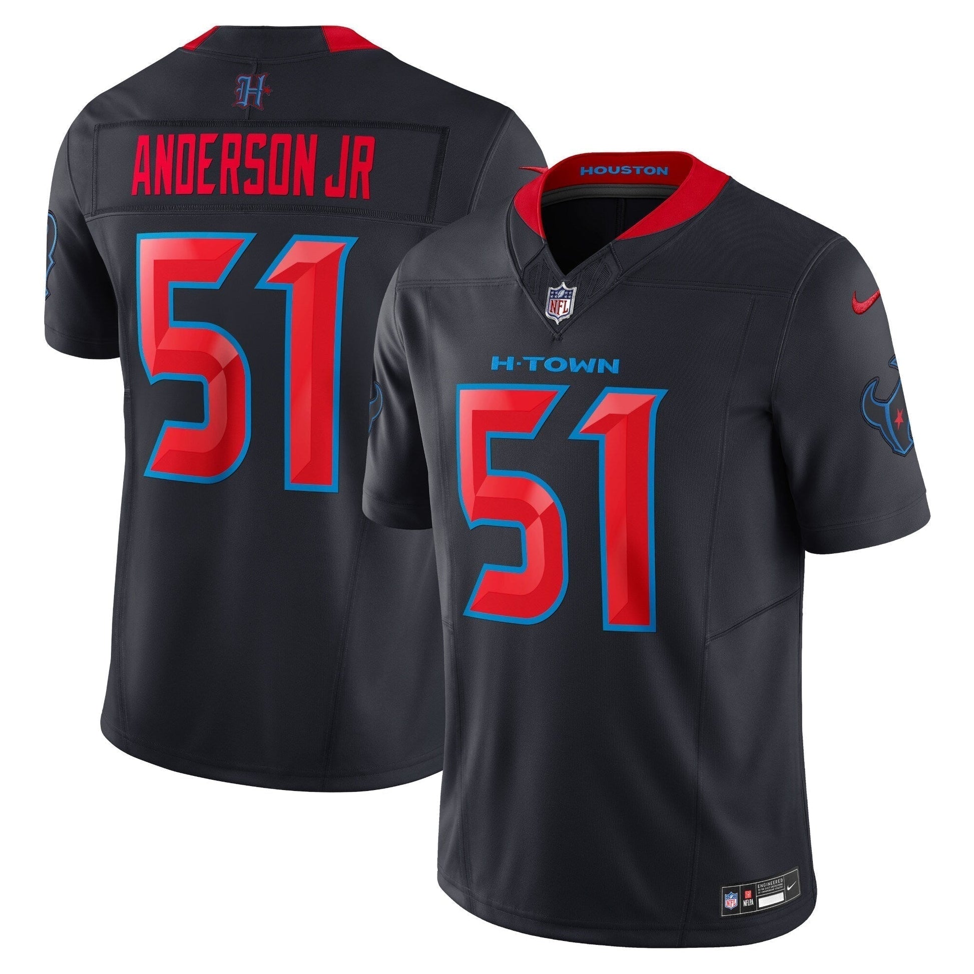 Will Anderson Jr. Houston Texans 2nd Alternate Vapor F.U.S.E. Limited Jersey - Navy football jersey product view 1