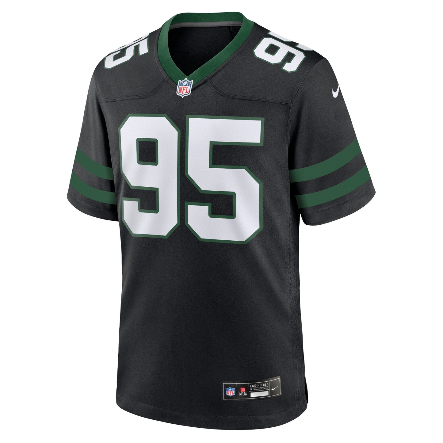 Quinnen Williams New York Jets Alternate Game Jersey - Legacy Black football jersey product view 2