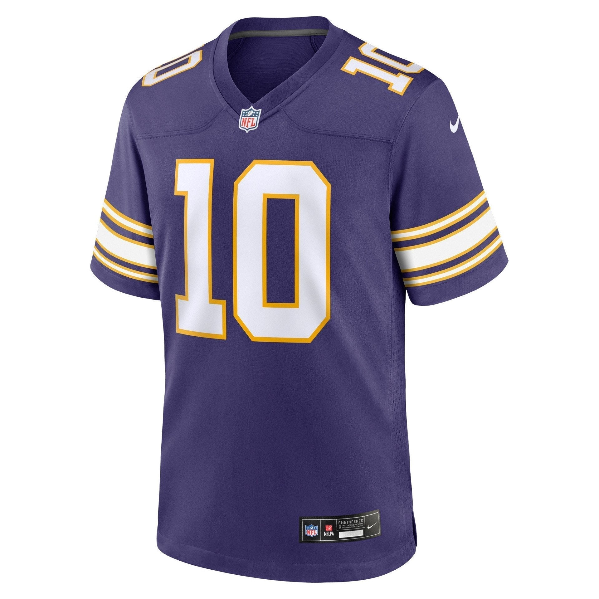 Fran Tarkenton 10 Minnesota Vikings Classic Retired Men Jersey - Purple football jersey product view 2