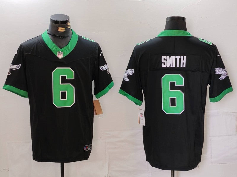 Men's Philadelphia Eagles DeVonta Smith Black Alternate Game Jersey football jersey product view 1