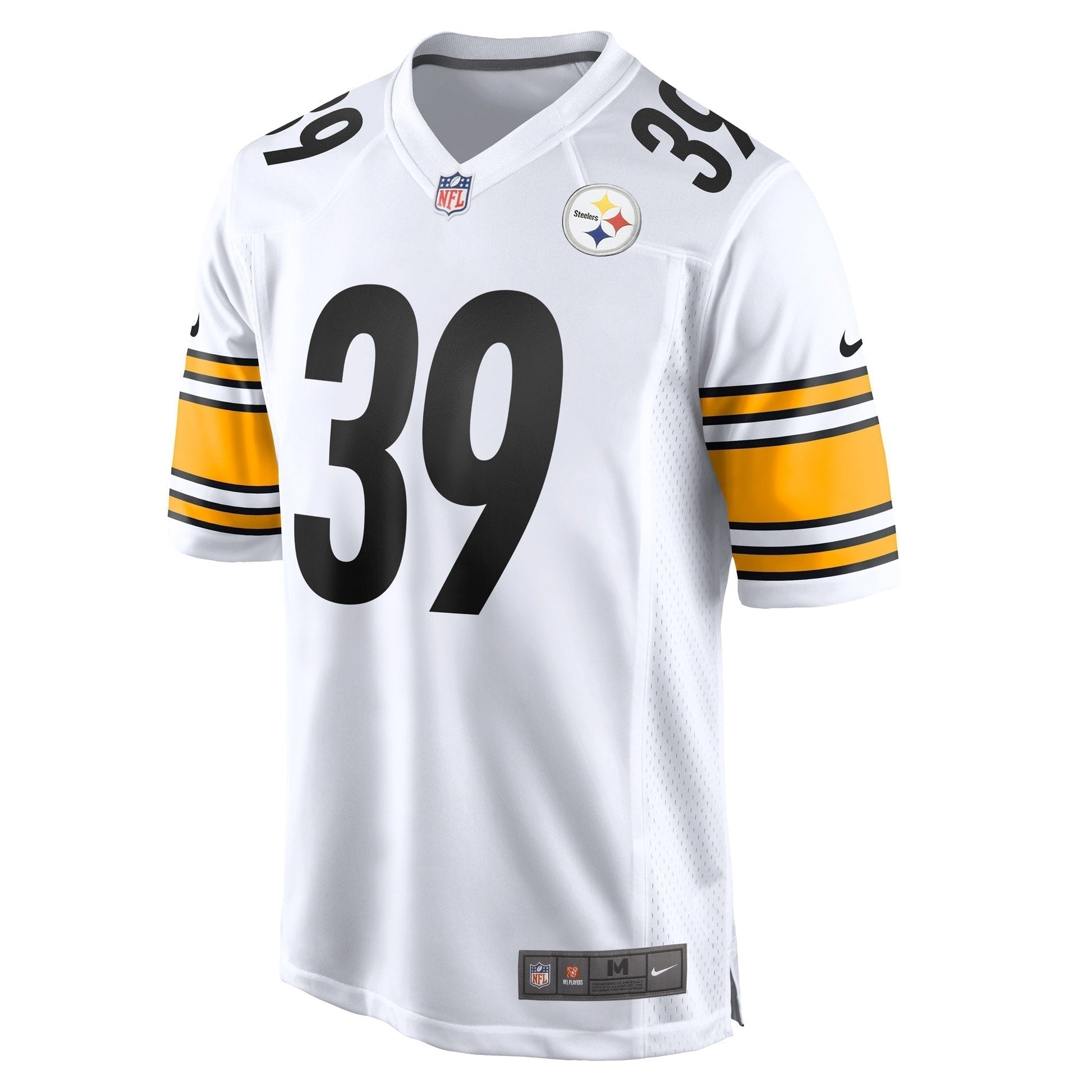 Minkah Fitzpatrick Pittsburgh Steelers Game Jersey - White football jersey product view 2