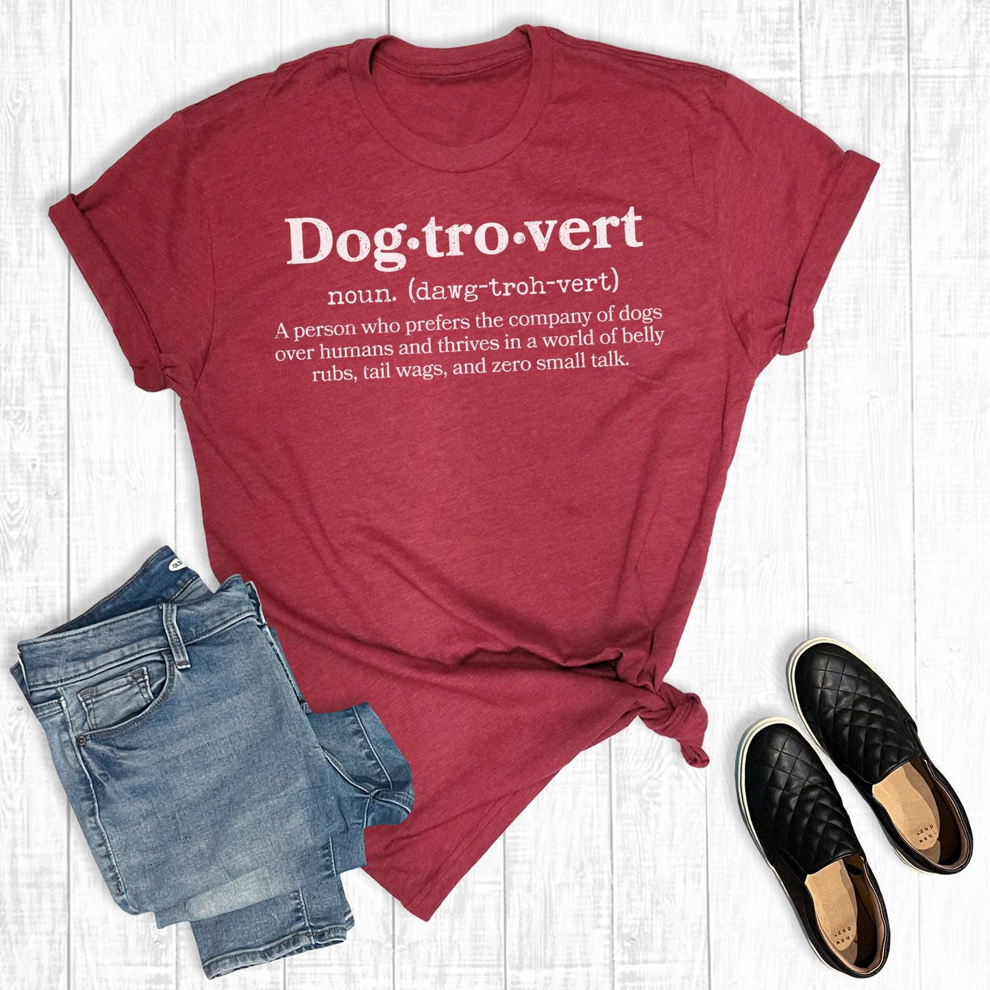 Funny Pets Dogtrovert Graphic Tee Unisex T-shirt, Sweatshirt, Hoodie, Long Sleeve Tee - T-Shirt, Sweatshirt, Hoodie