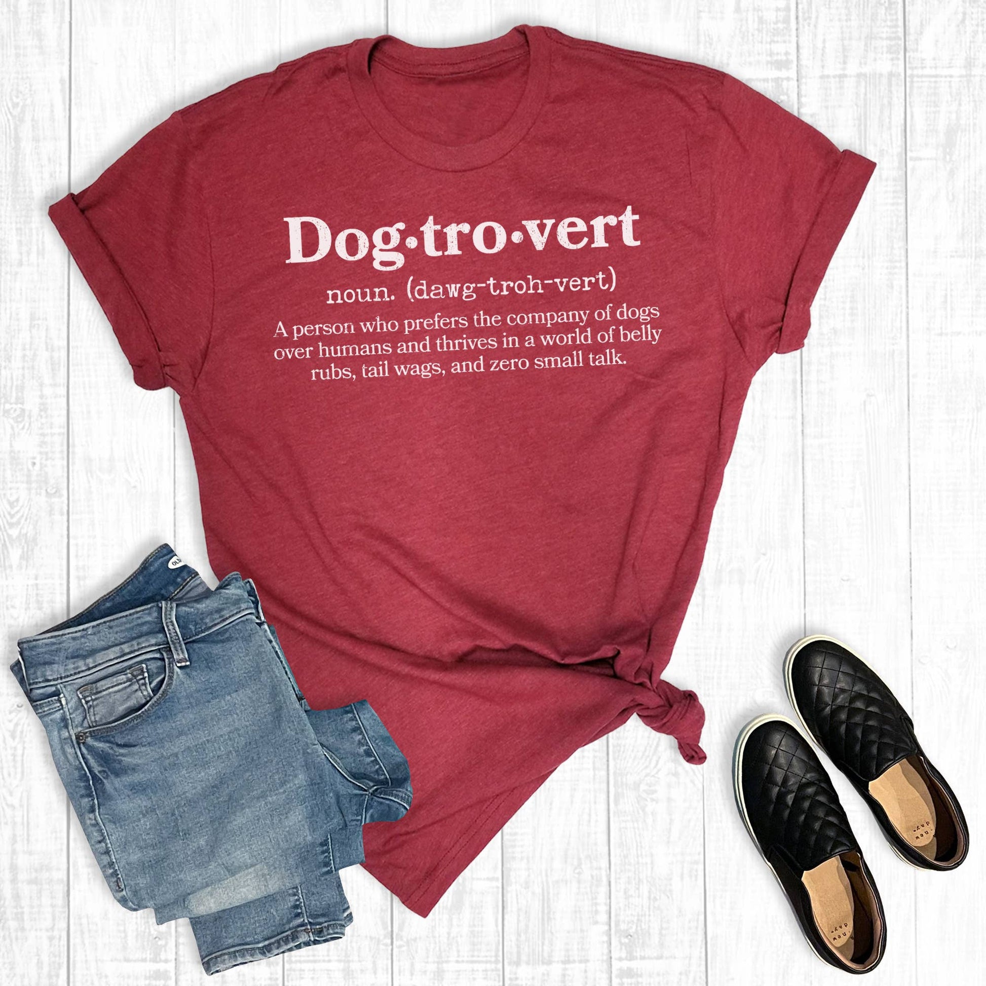 Funny Pets Dogtrovert Graphic Tee Unisex T-shirt, Sweatshirt, Hoodie, Long Sleeve Tee - T-Shirt, Sweatshirt, Hoodie