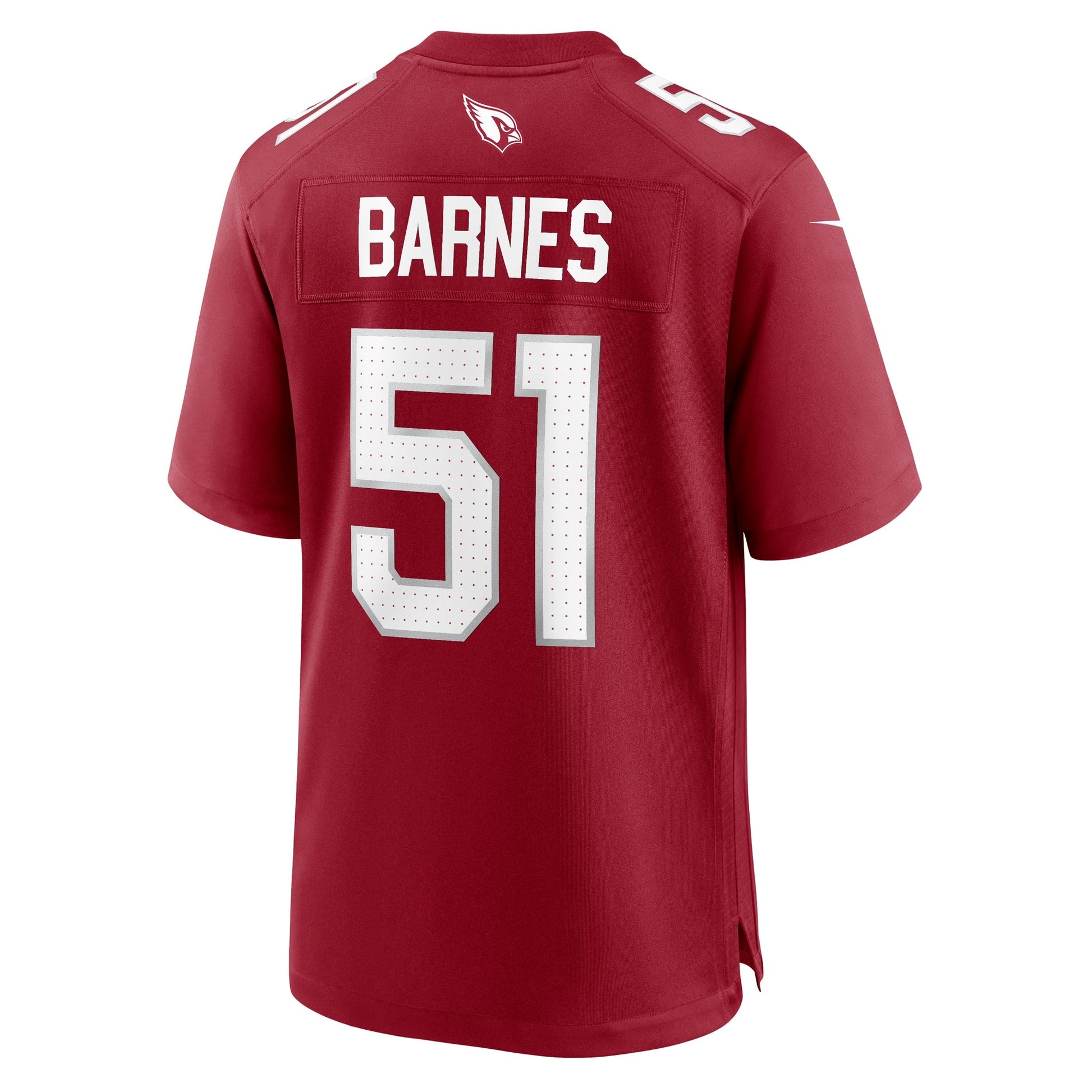 Krys Barnes Arizona Cardinals Team Game Jersey - Cardinal football jersey product view 3