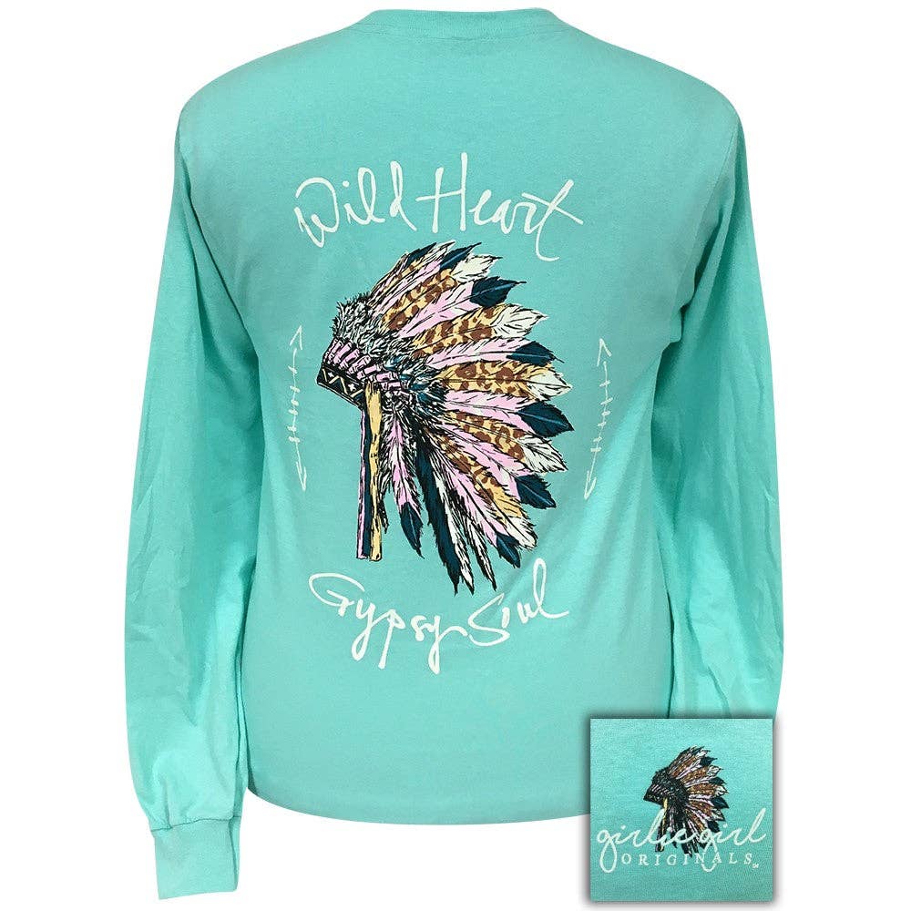 Wild Heart-Celadon LS-1939 Unisex T-shirt, Sweatshirt, Hoodie, Long Sleeve Tee - T-Shirt, Sweatshirt, Hoodie