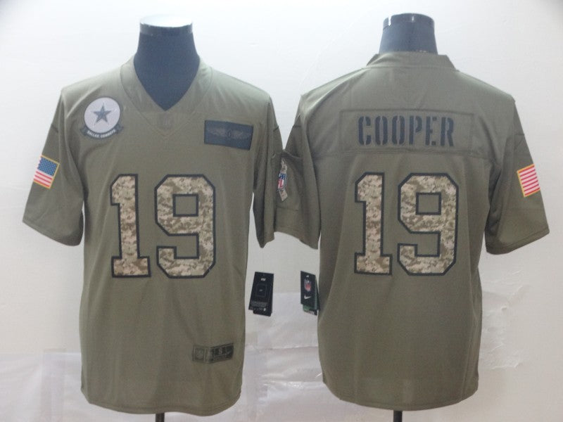 Men's Dallas Cowboys Amari Cooper #19 Brown Alternate Game Jersey1 football jersey product view 1