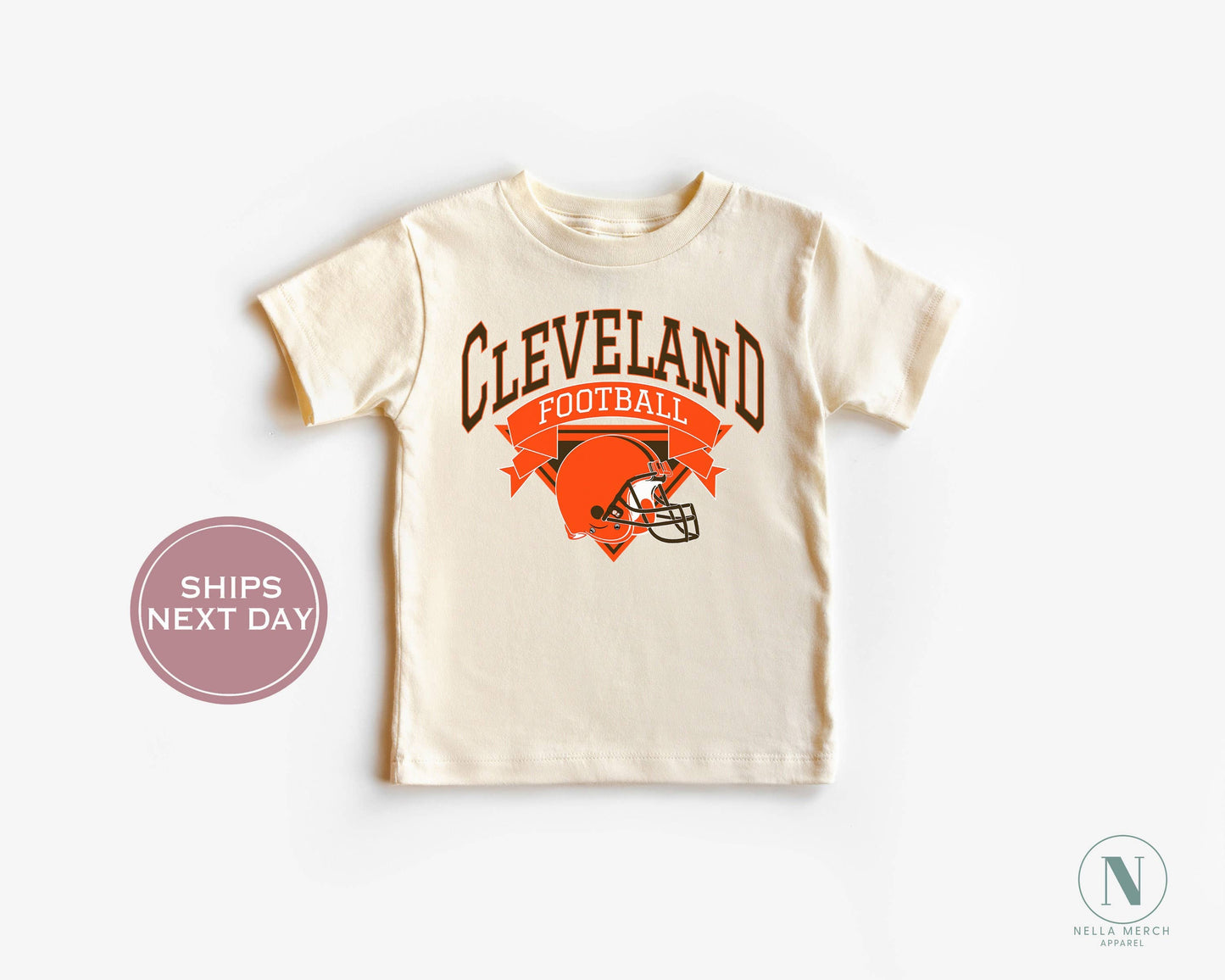 Retro Cleveland Football Shirt Vintage Women Toddler Tee Unisex T-shirt, Sweatshirt, Hoodie, Long Sleeve Tee - T-Shirt, Sweatshirt, Hoodie