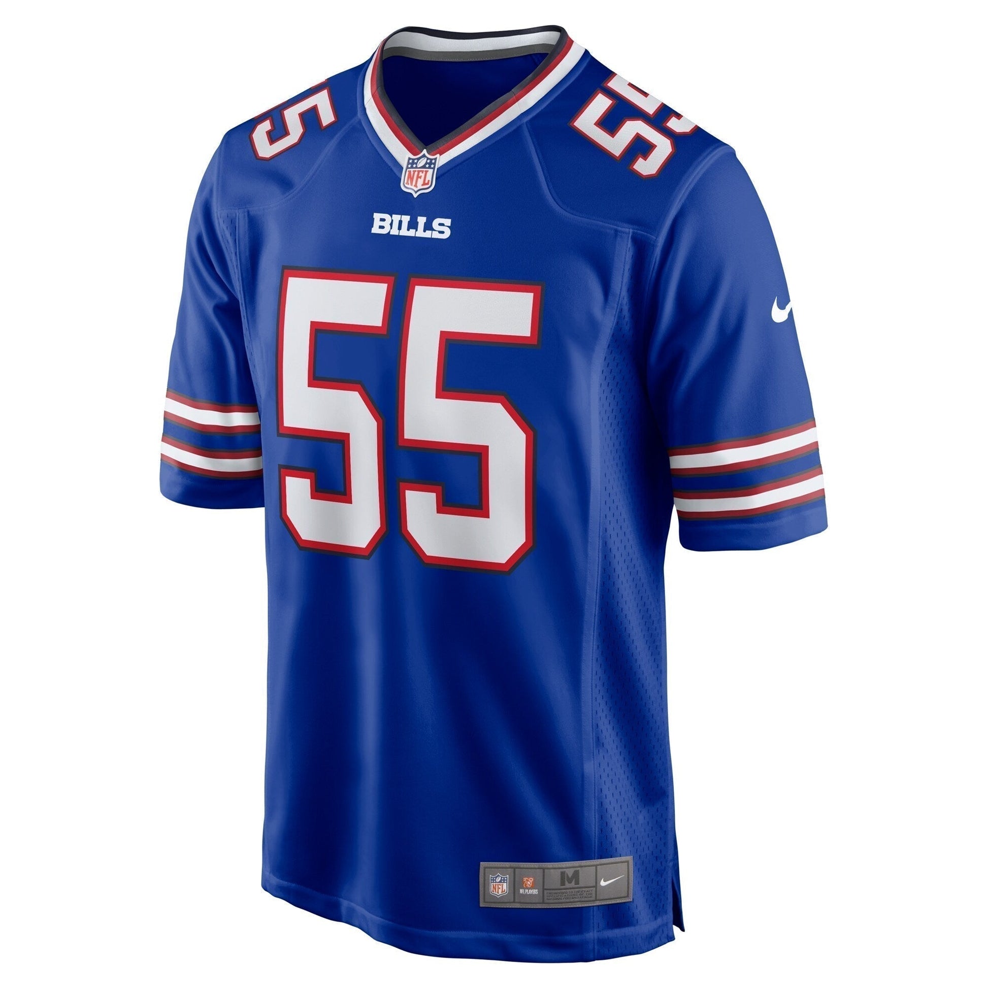 Christian Kirksey Buffalo Bills Team Game Jersey - Royal football jersey product view 2