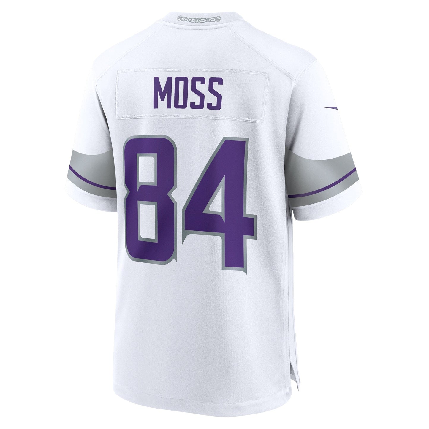 Randy Moss Minnesota Vikings Alternate Retired Game Jersey - White football jersey product view 3