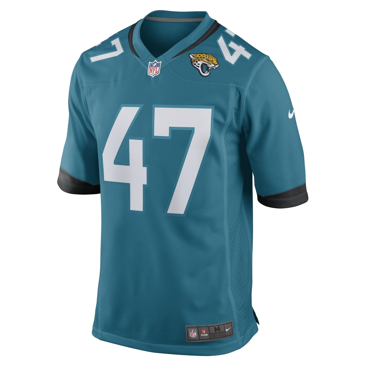 De'Shaan Dixon Jacksonville Jaguars Team Game Jersey - Teal football jersey product view 2