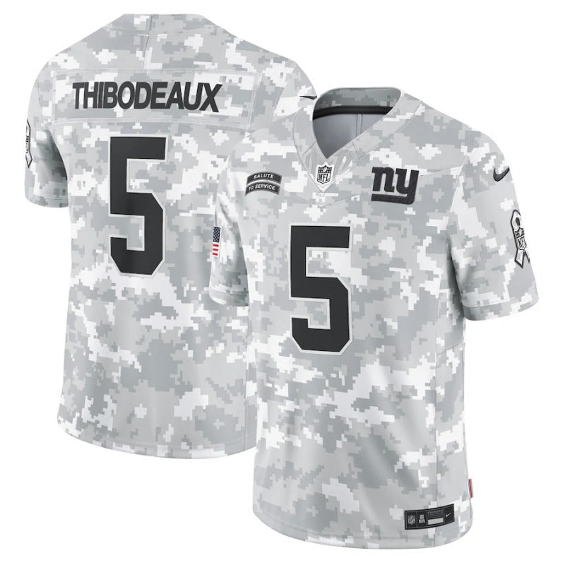 Kayvon Thibodeaux New York Giants Salute To Service 2024 Jersey football jersey product view 1