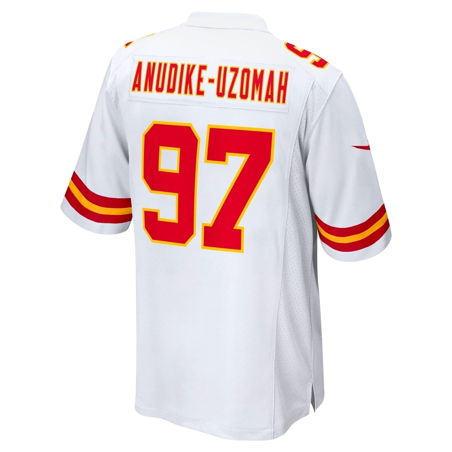 Felix Anudike-Uzomah Kansas City Chiefs Team Game Jersey - White football jersey product view 3