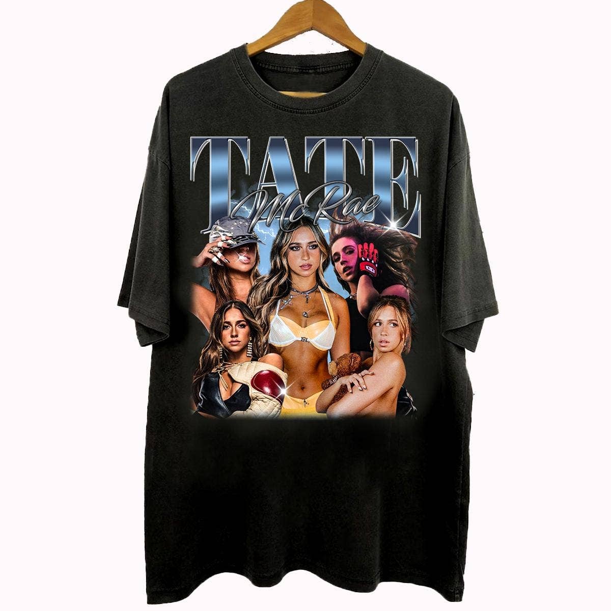 Vintage 90S Bootleg Style Tate Mcrae T-Shirt Unisex T-shirt, Sweatshirt, Hoodie, Long Sleeve Tee - T-Shirt, Sweatshirt, Hoodie