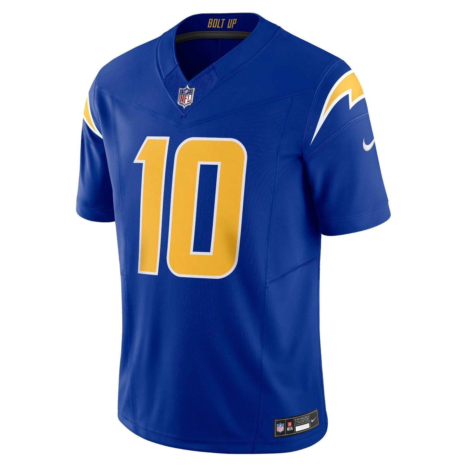 Justin Herbert Los Angeles Chargers Vapor F.U.S.E. Limited Jersey - Royal football jersey product view 2
