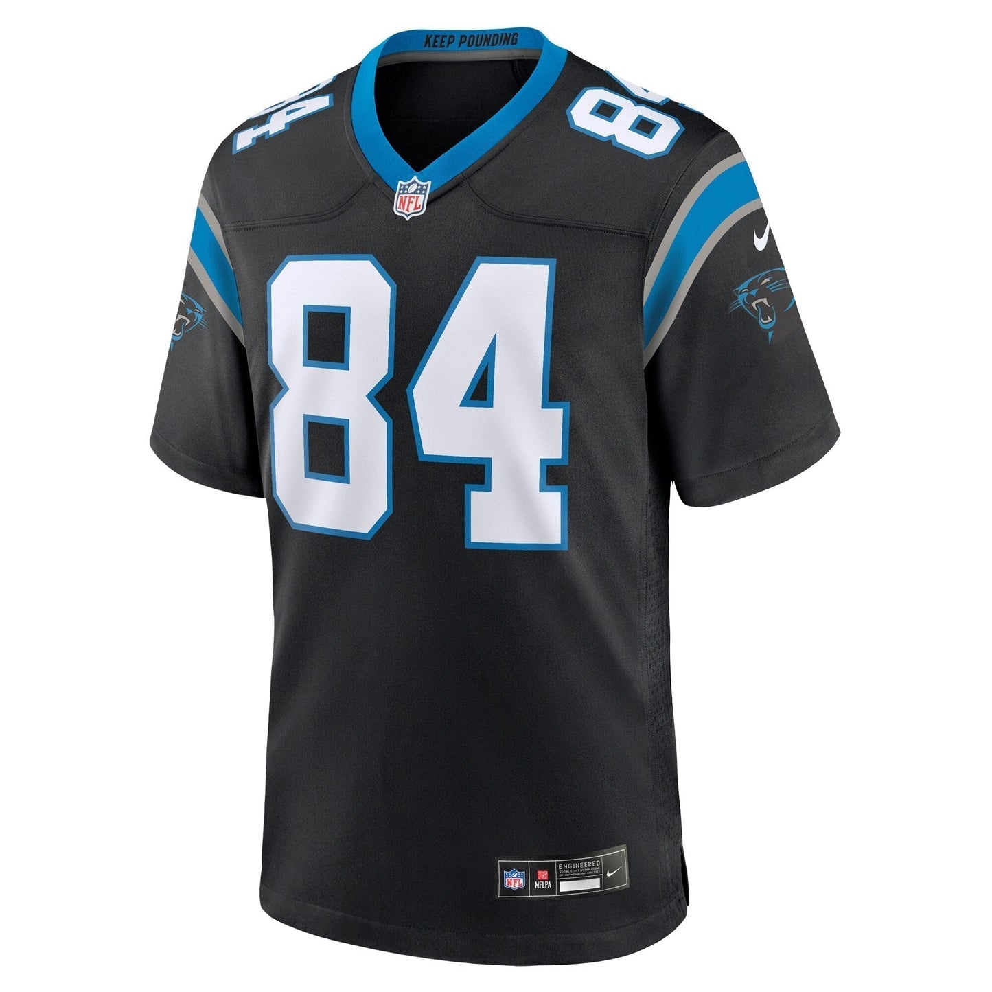 Stephen Sullivan Carolina Panthers Team Game Jersey - Black football jersey product view 2