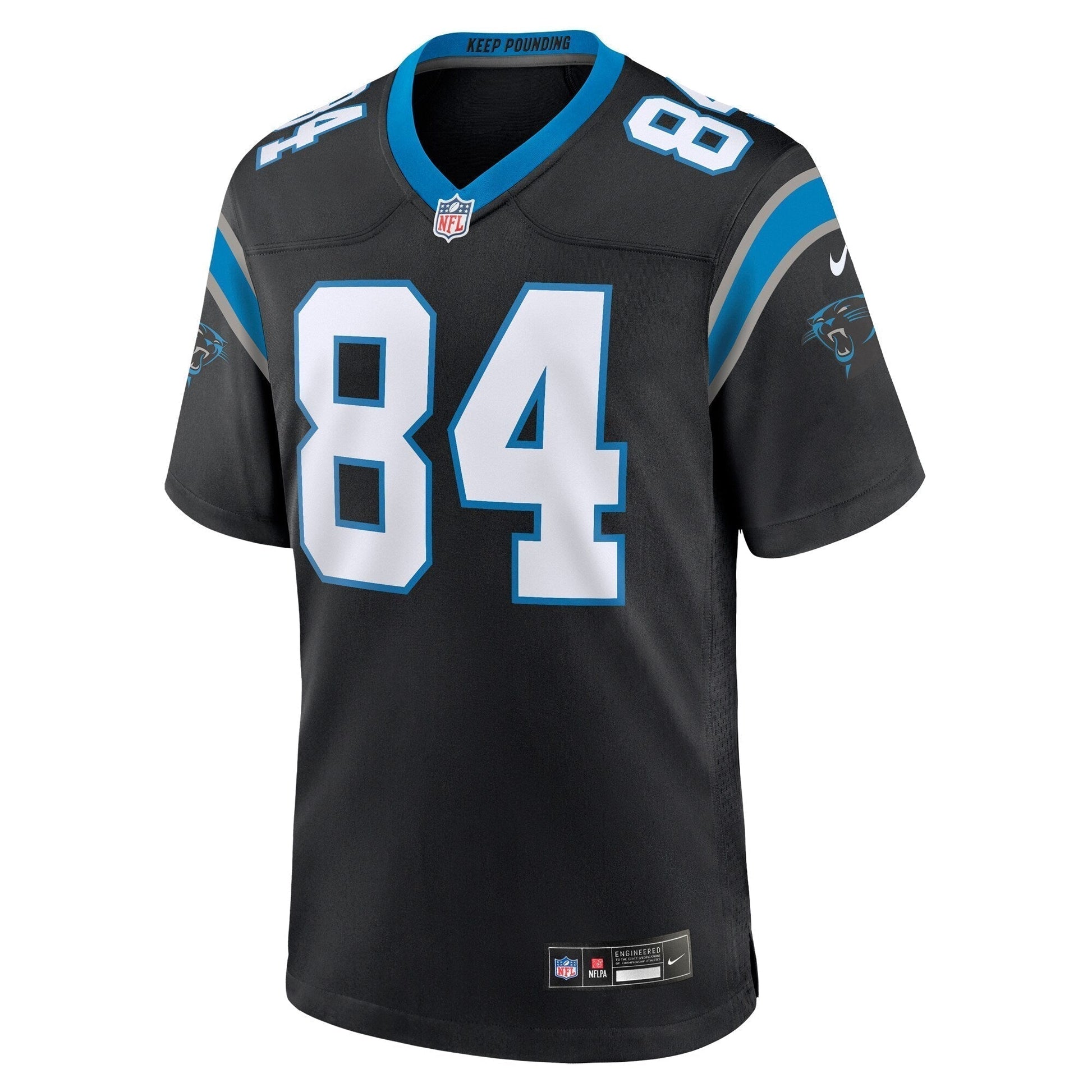 Stephen Sullivan Carolina Panthers Team Game Jersey - Black football jersey product view 2