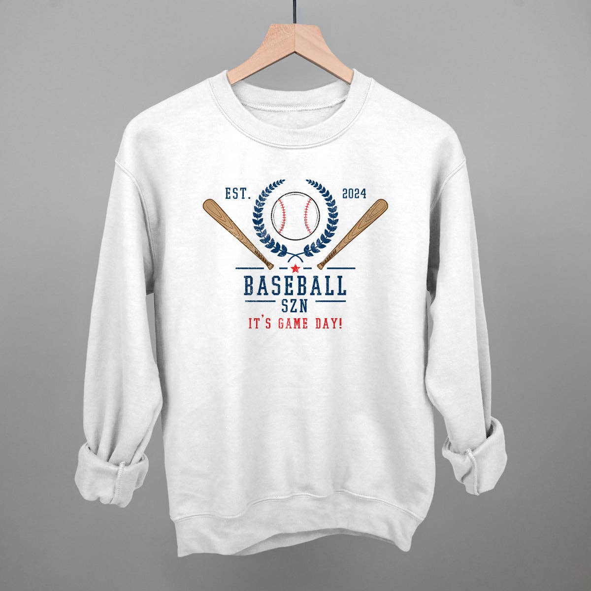 Baseball Szn Unisex T-shirt, Sweatshirt, Hoodie, Long Sleeve Tee - T-Shirt, Sweatshirt, Hoodie