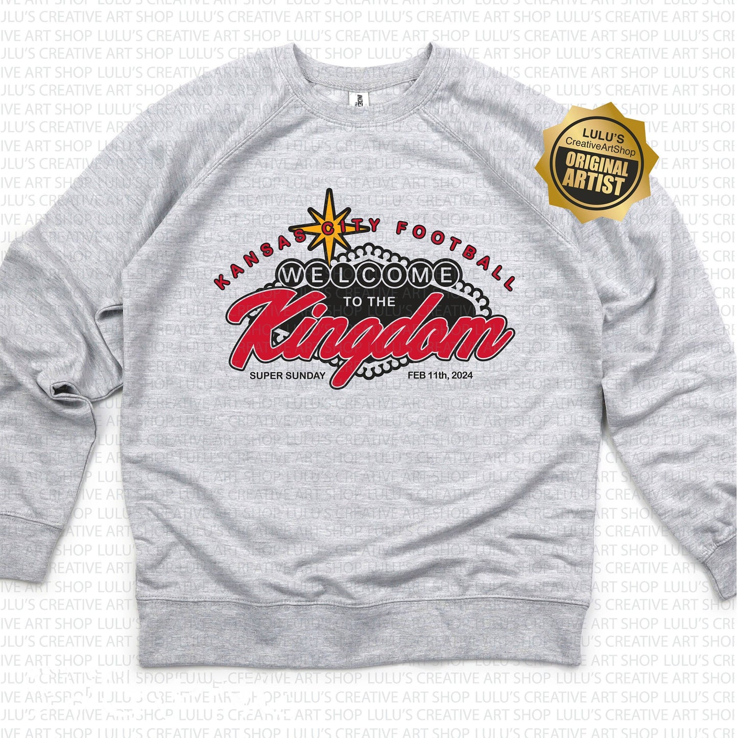 Kansas City Football Welcome To the Kingdom Super Sunday Unisex T-shirt, Sweatshirt, Hoodie, Long Sleeve Tee - T-Shirt, Sweatshirt, Hoodie