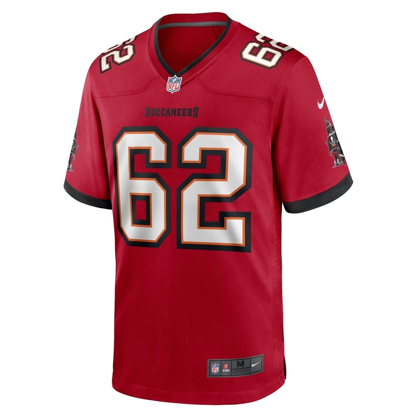 Graham Barton Tampa Bay Buccaneers Game Jersey - Red football jersey product view 2