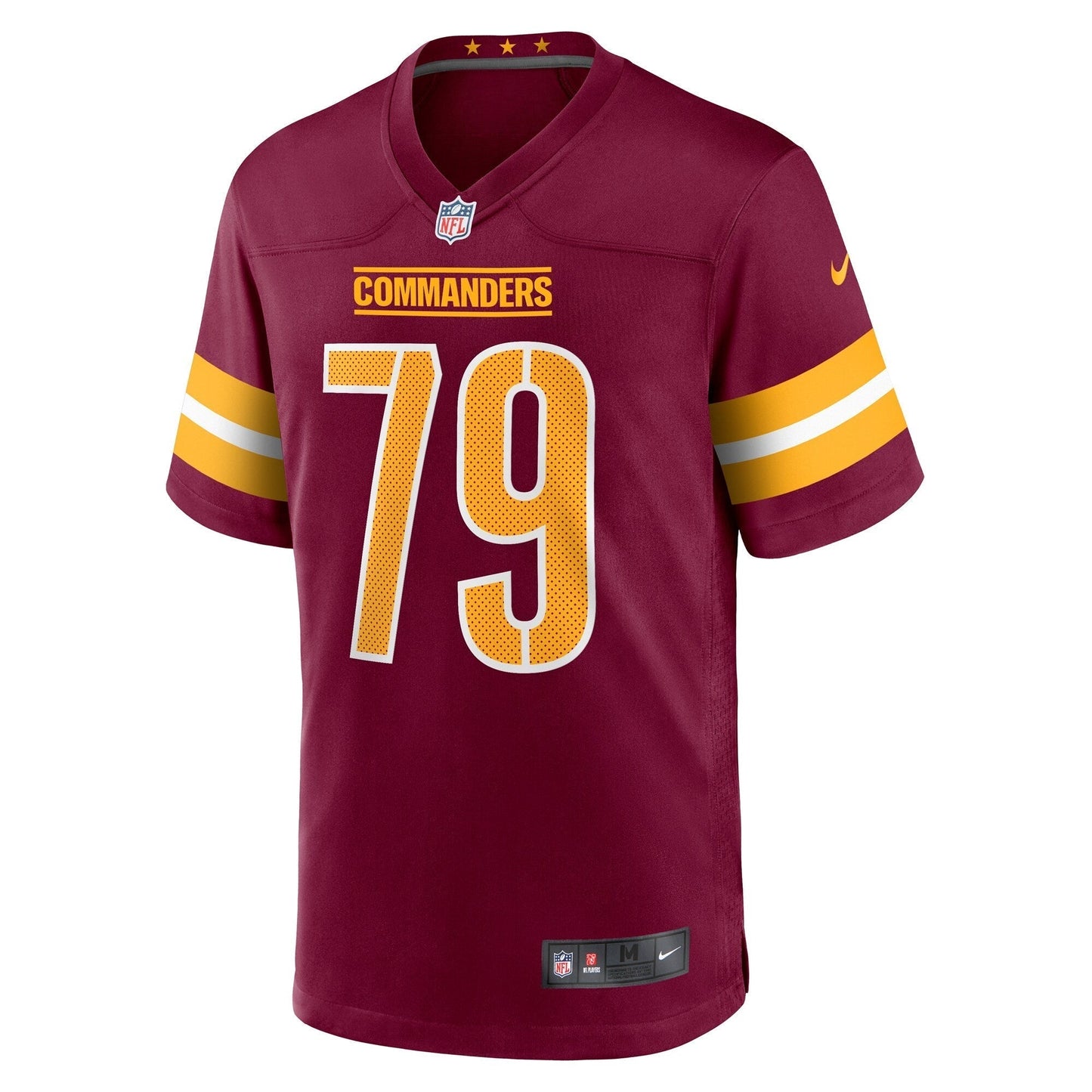 Braeden Daniels Washington Commanders Team Game Jersey - Burgundy football jersey product view 2